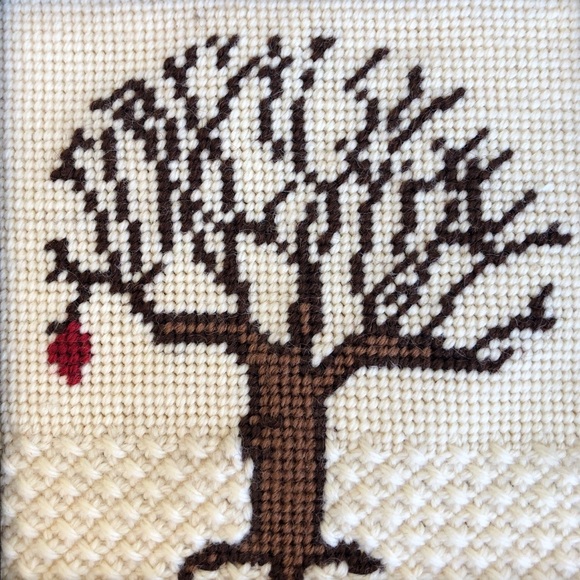 SOLD Vintage🍊70s/80s Seasons Cross-stitch Duo! - Picture 4 of 7